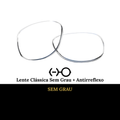 Lente Clássica Sem Grau + Antirreflexo